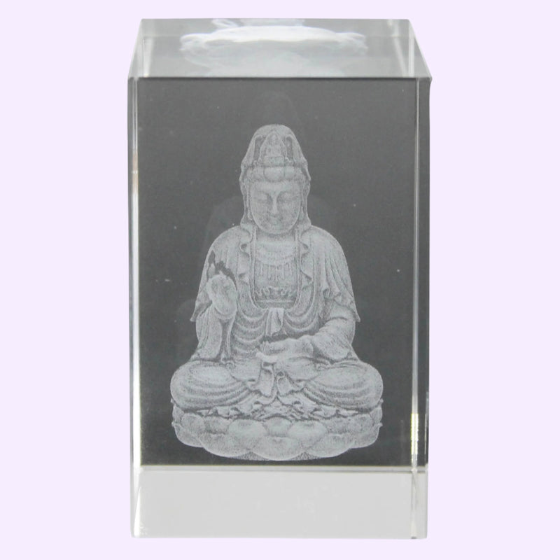 Quan Yin Glass Hologram