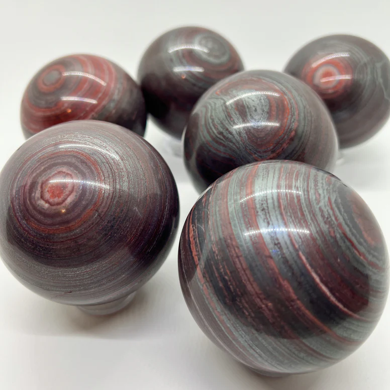 Hematite and Red Jasper Sphere