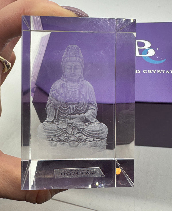 Quan Yin Glass Hologram