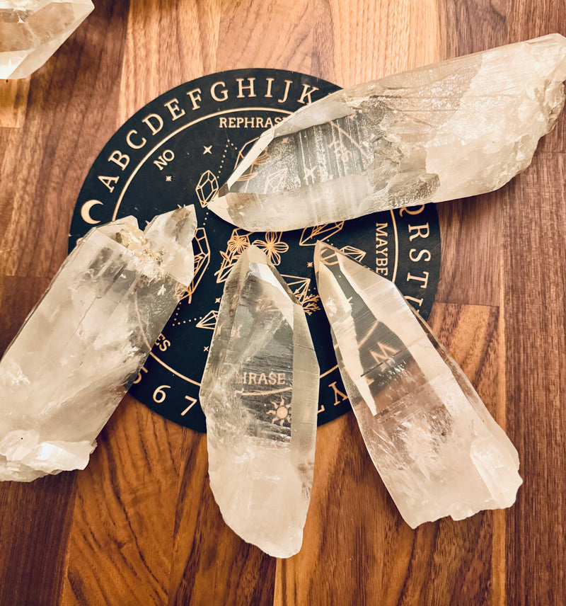 Lemurian Crystal Points