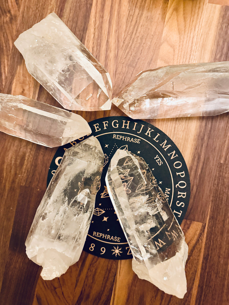 Lemurian Crystal Points