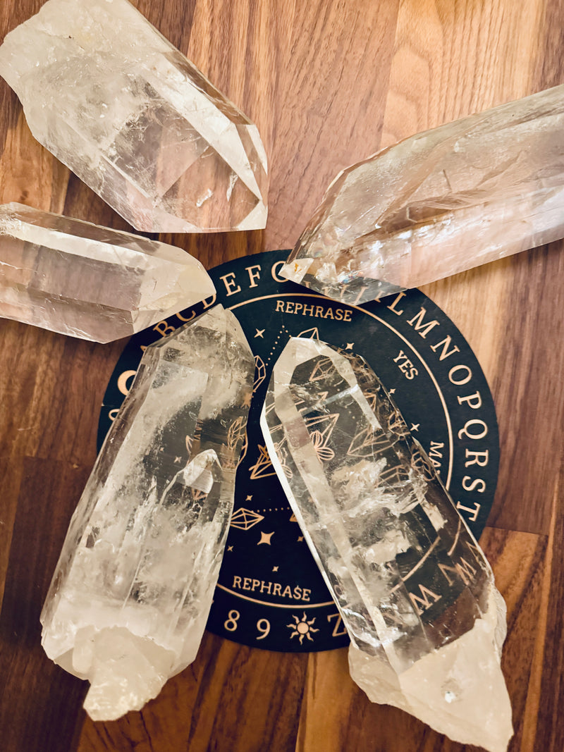 Lemurian Crystal Points