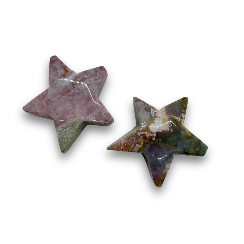 Ocean Jasper Stars, Moons, and Hearts