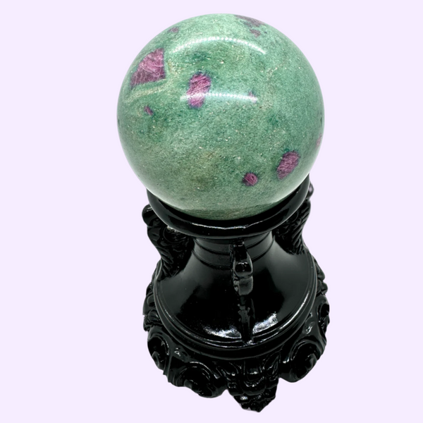 Ruby Fuchsite Mysitc Spheres