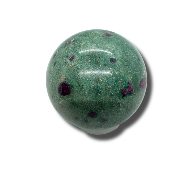 Ruby Fuchsite Mysitc Spheres
