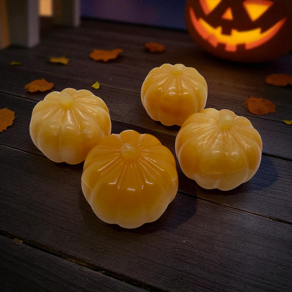 Crystal Pumpkins (orange calcite)
