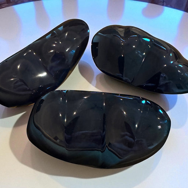 Rainbow Obsidian Hearts