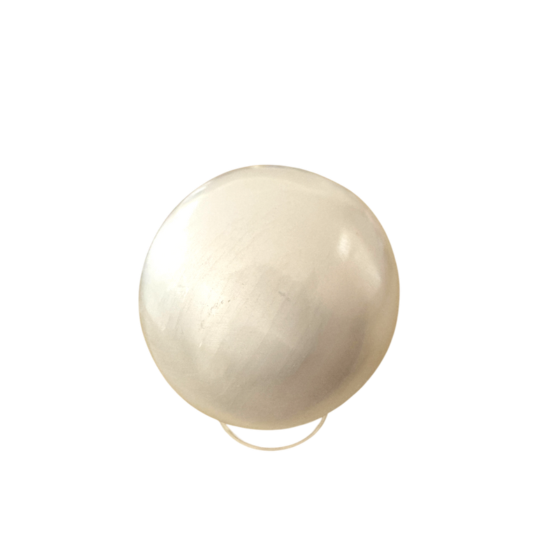 Selenite Goddess Sphere
