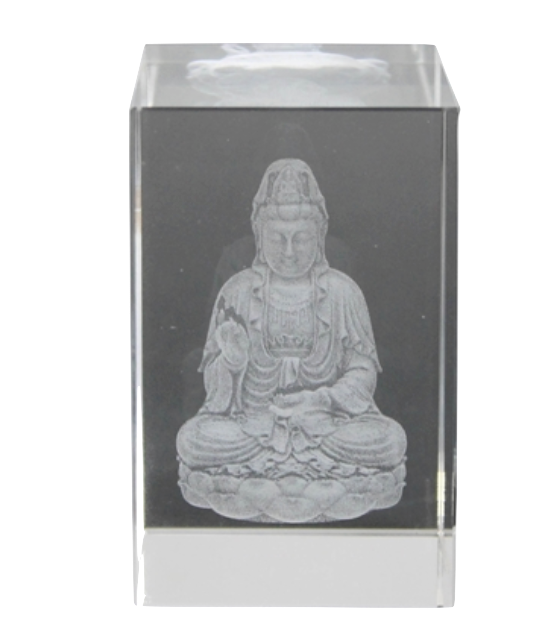 Quan Yin Glass Hologram