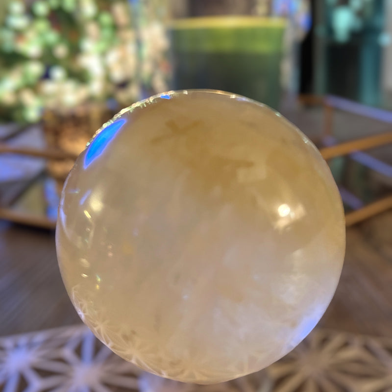 The Honey Calcite Spheres