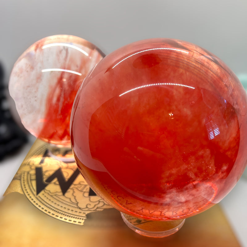 Cherry Quartz Sphere