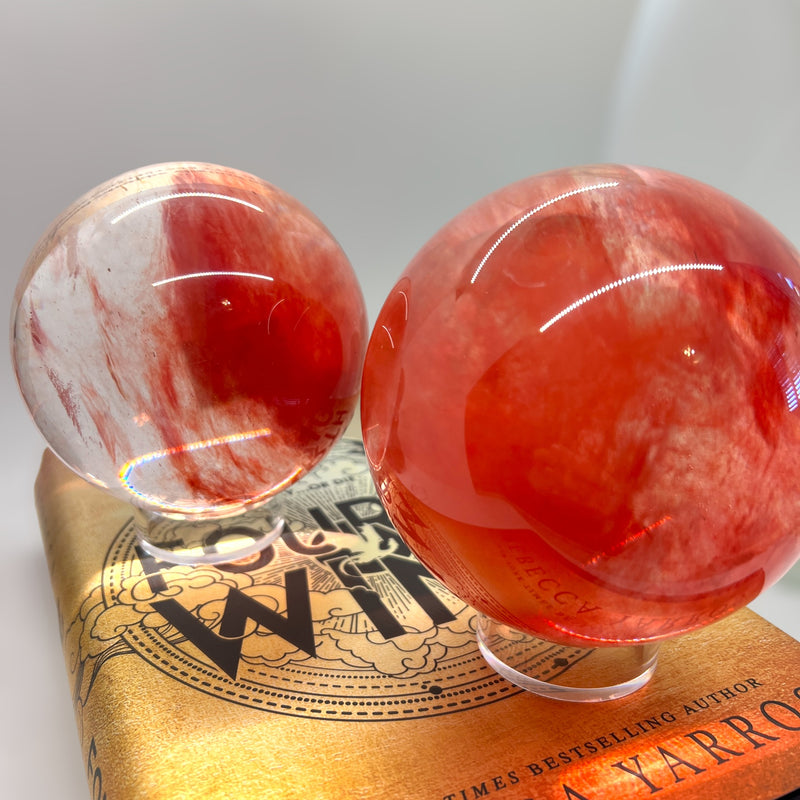 Cherry Quartz Sphere