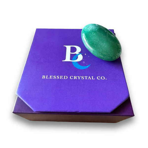 Green Aventurine Palm With Limited Edition Box