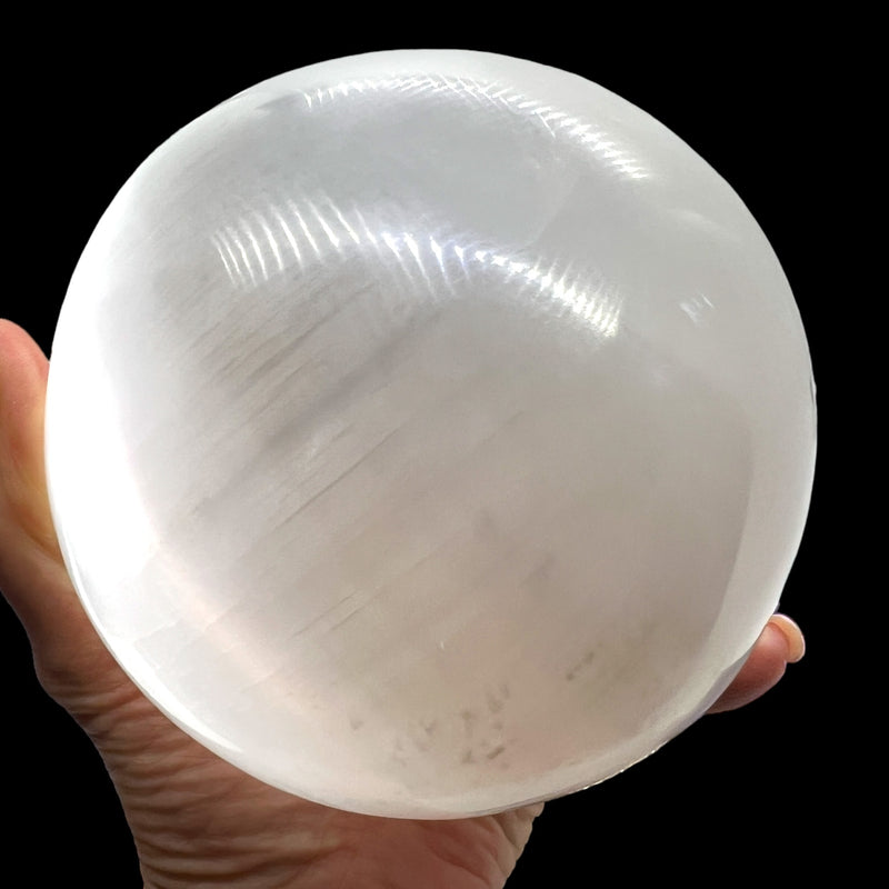 Selenite Goddess Mega Clearing Ball