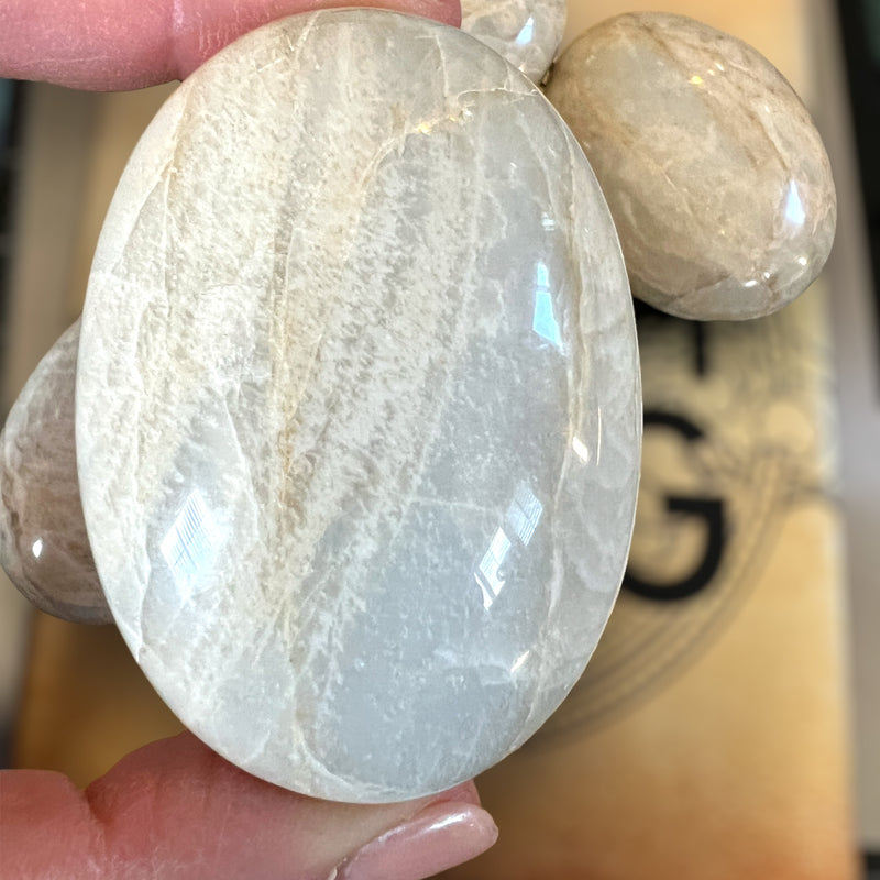 Moonstone  Palm Stones