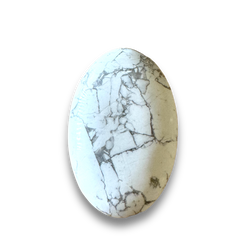 Howlite Palm Stone