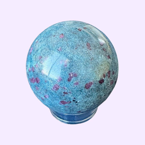 Ruby Kyanite Sphere