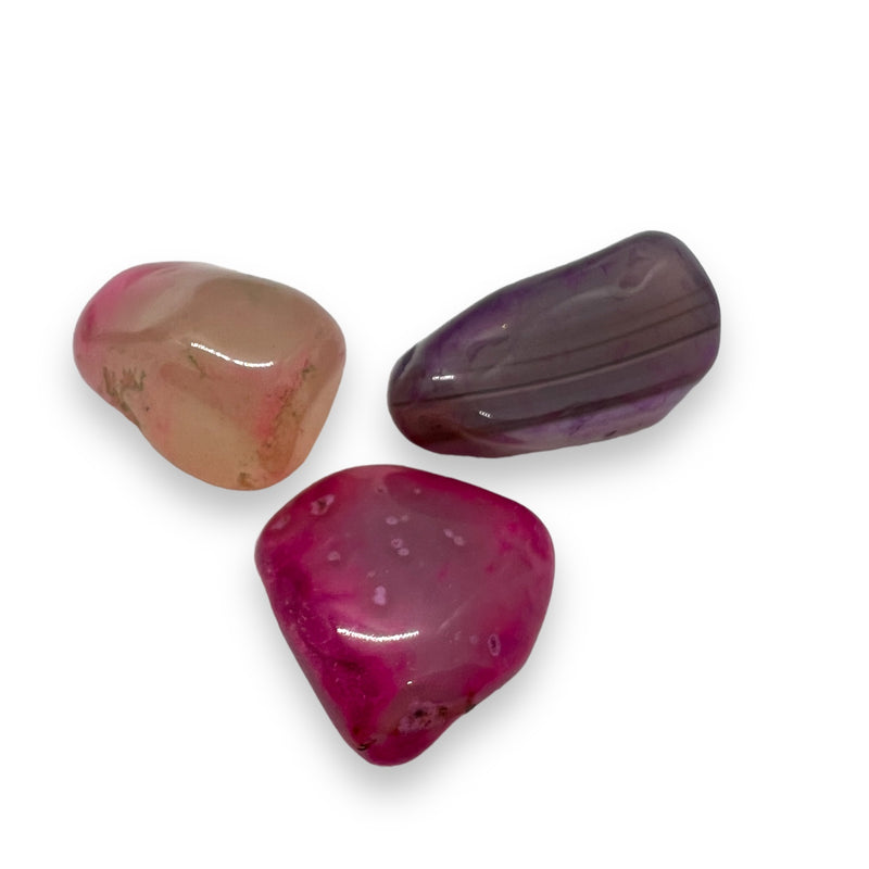 Pink Agate Mystic Tumbles