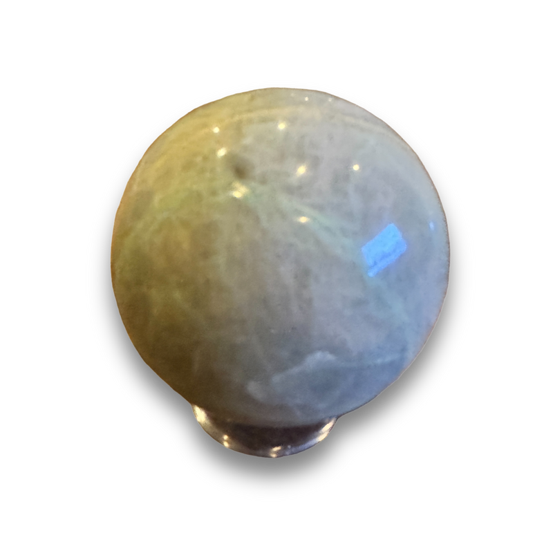 Green Moonstone Manifesting Sphere  (Garnierite)