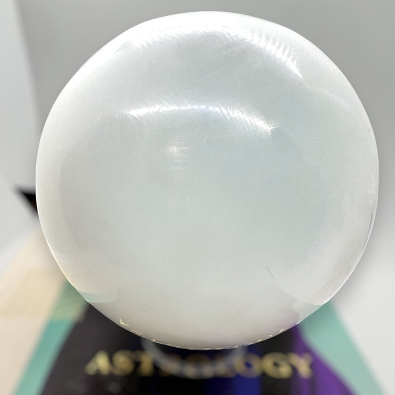 Selenite Goddess Mega Clearing Ball