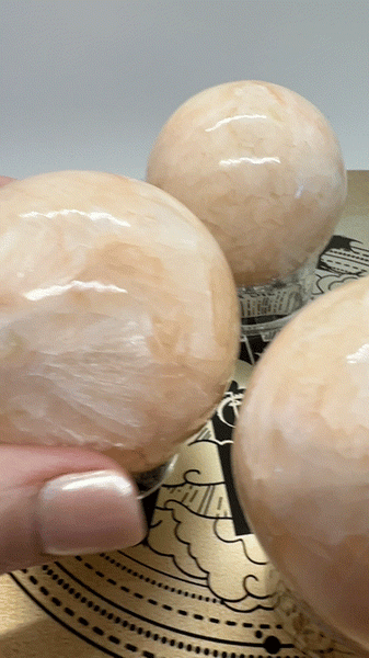 Stilbite Alignment Sphere – The Blessed Crystal Co.