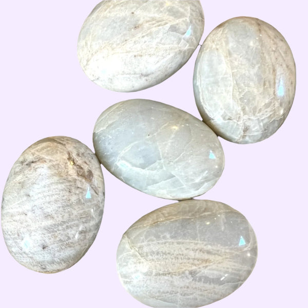 Moonstone  Palm Stones