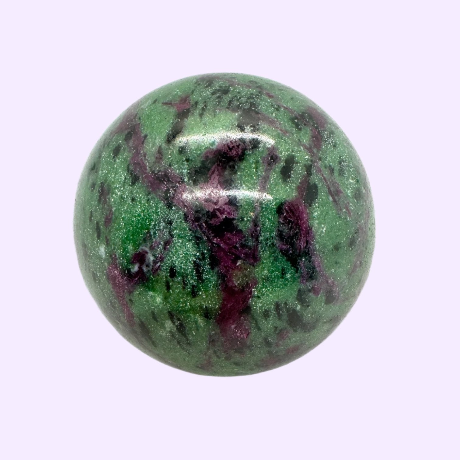 Ruby Zoisite Gemstone Sphere Orb Marble on sale - Multiple Sizes