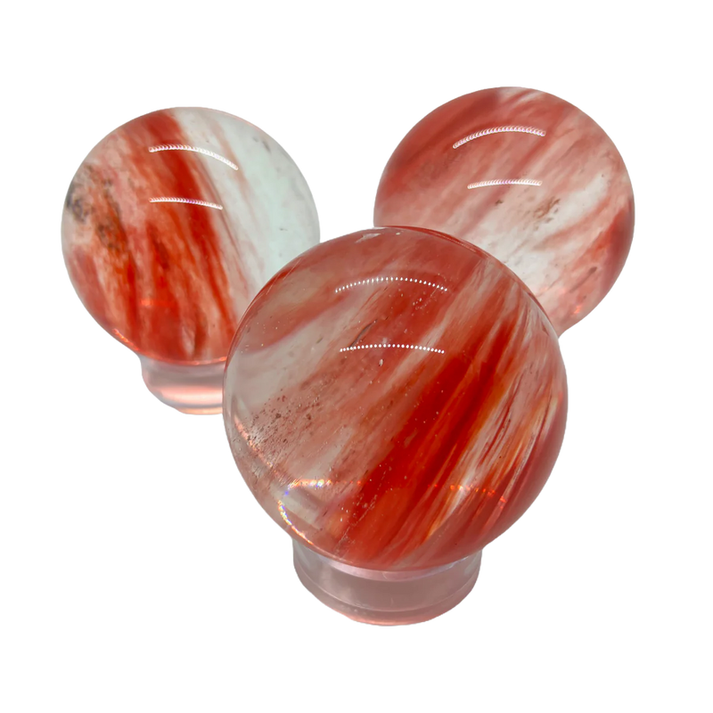 Cherry Quartz Sphere