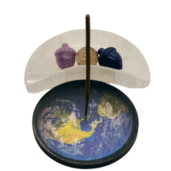 Selenite Crescent Moon Trays