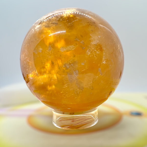 The Honey Calcite Spheres