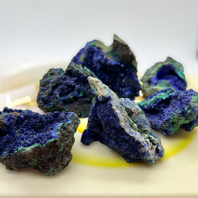 Azurite  Raw Free Forms