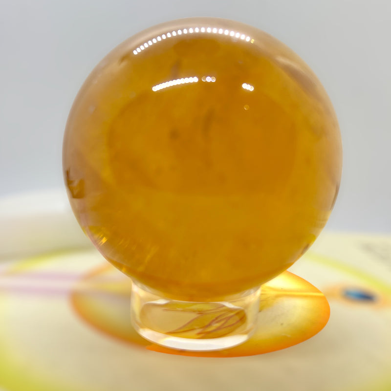 The Honey Calcite Spheres