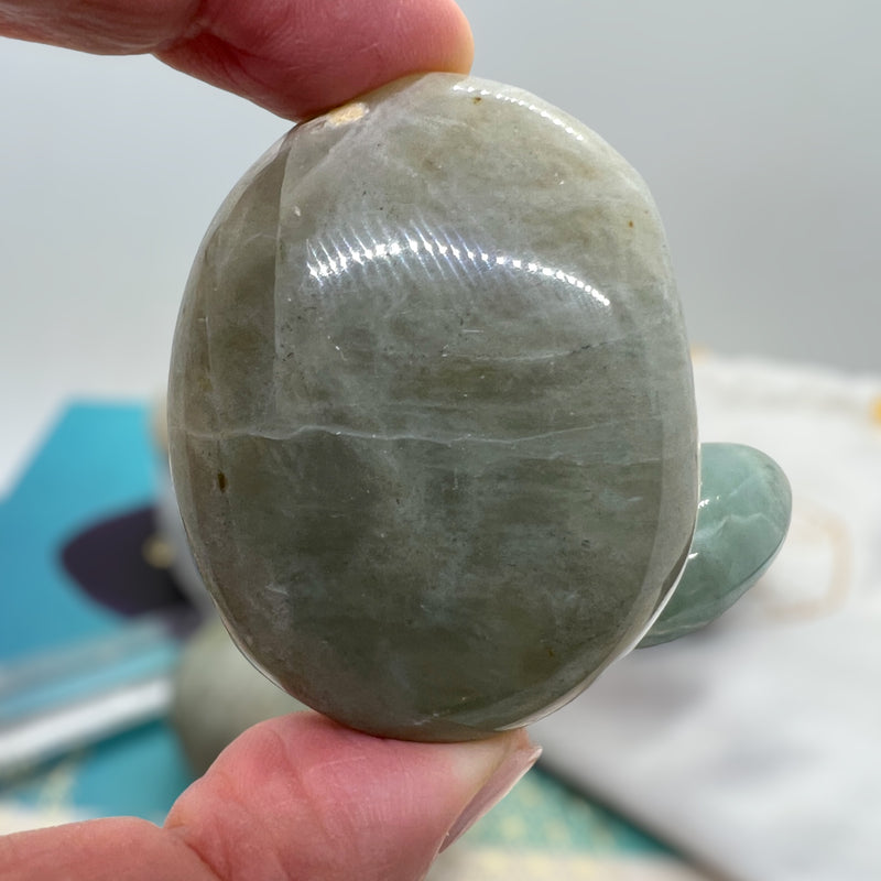 Green Moonstone Manifesting Stone